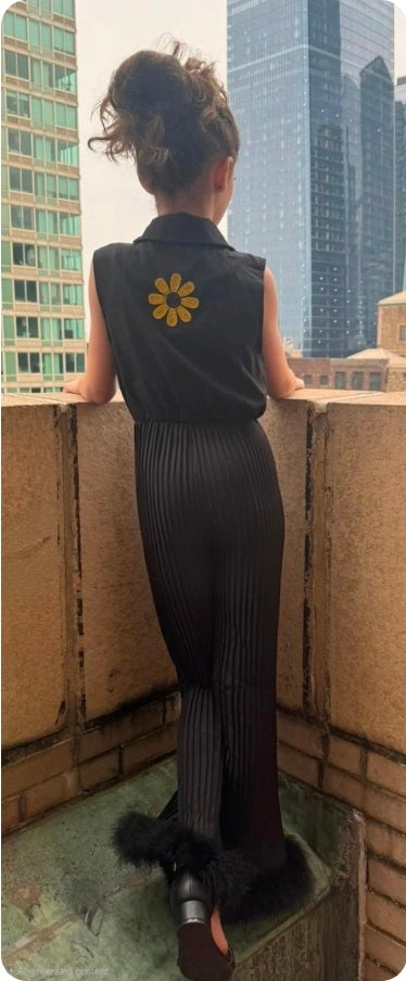 Chiffon Girls Daisy Romper