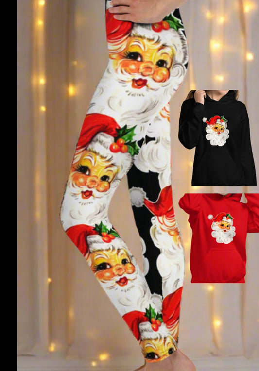 Girl's Santa Christmas Loungewear