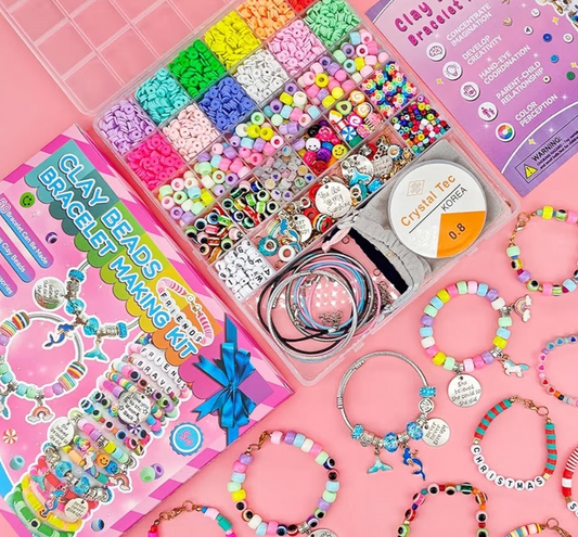 Clay Beads Bracelet Making Set