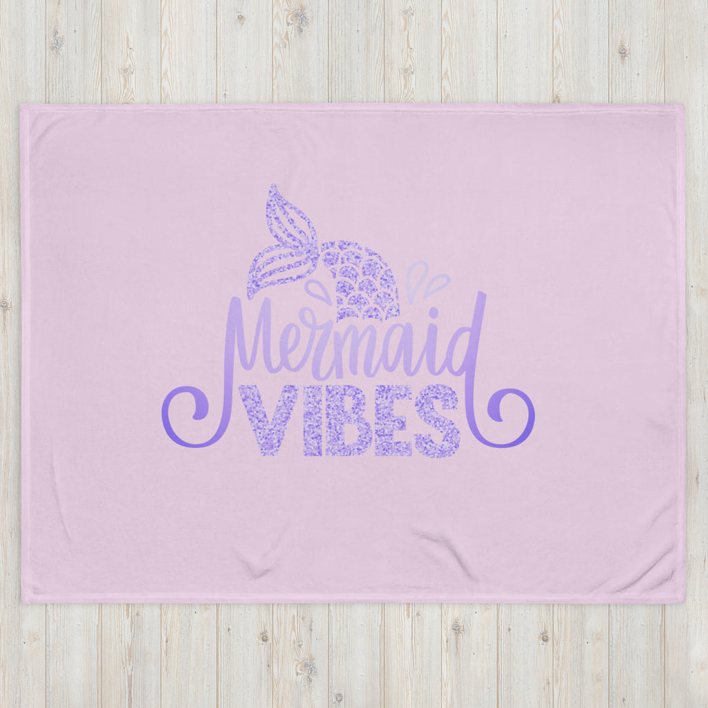 Mermaid Vibes Cool Silk Touch Beach Blanket
