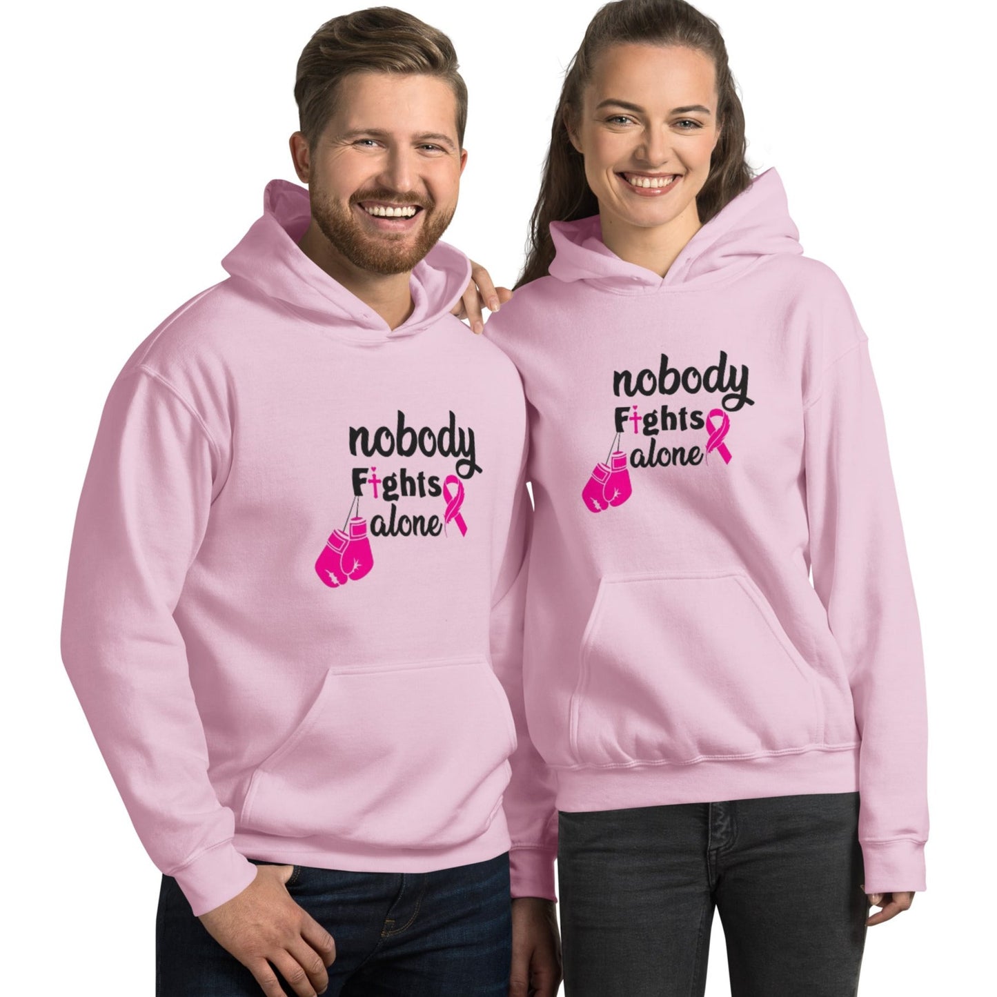 Nobody Fights Alone Customized Awareness Hoodie