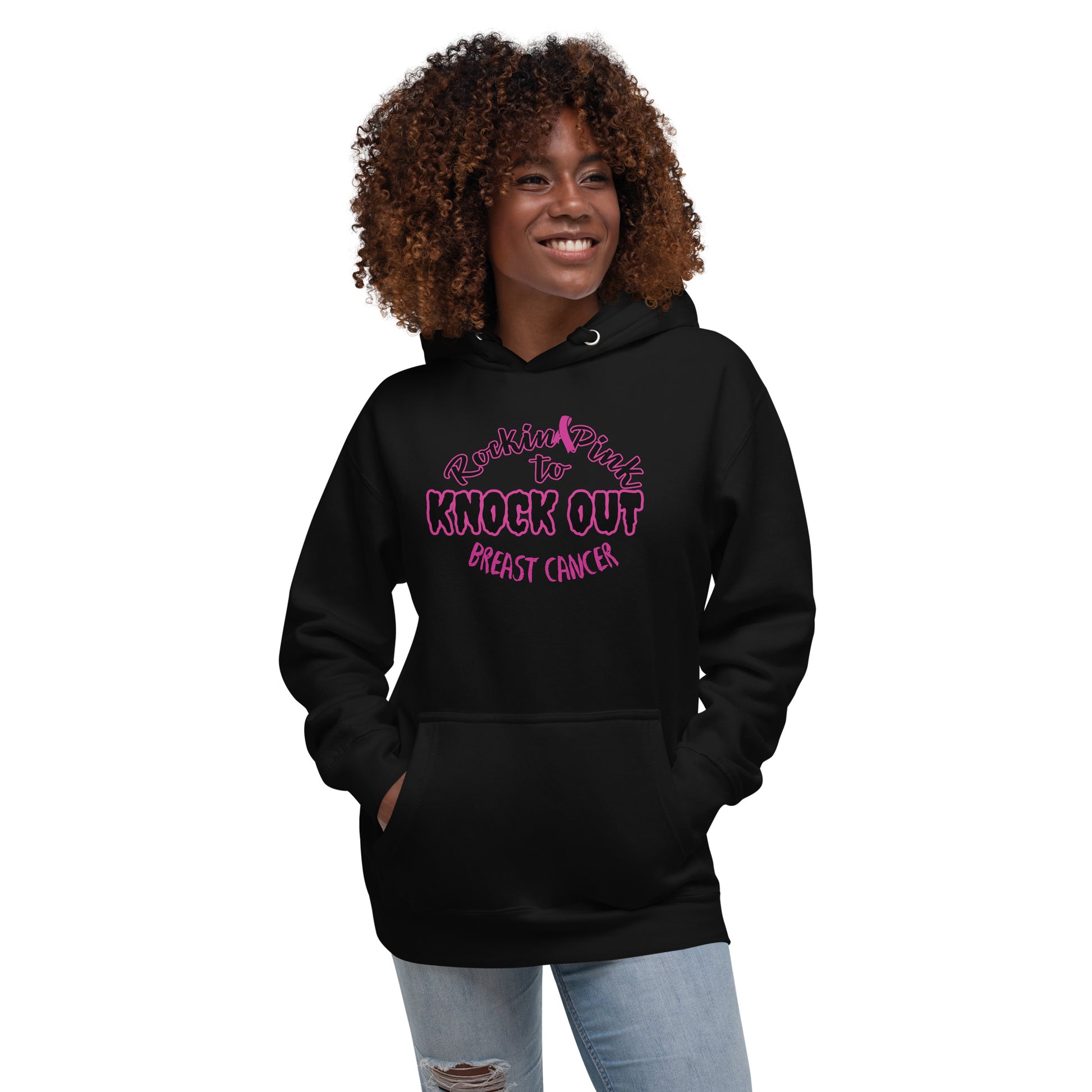 Knock Out Breast Cancer Hoodie - On the Go with Princess O