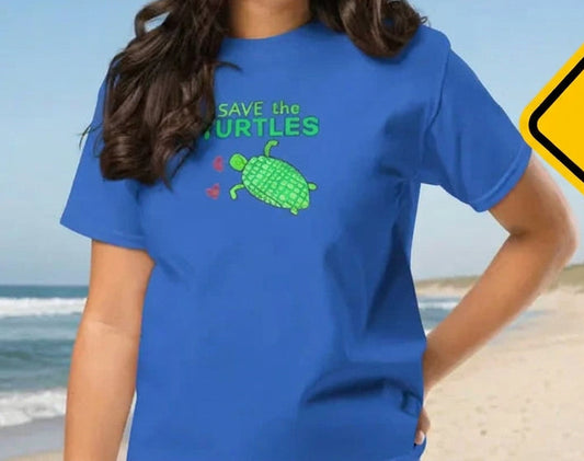 Youth Save the Turtles Tshirt On the Go with Princess O