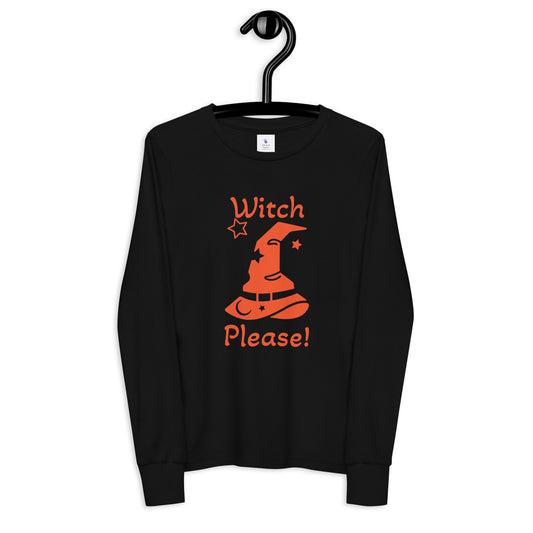 Kids Witch Please Long Sleeve Tee - On the Go with Princess O