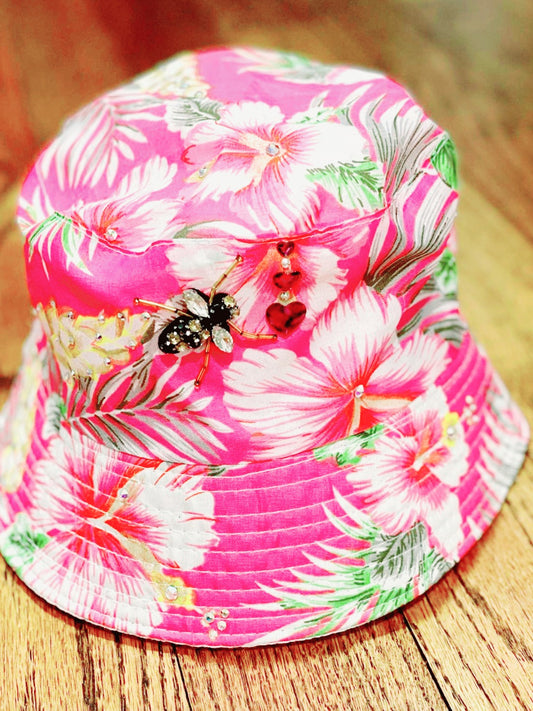 Swarovski Bee Cotton Bucket Hat - On the Go with Princess O