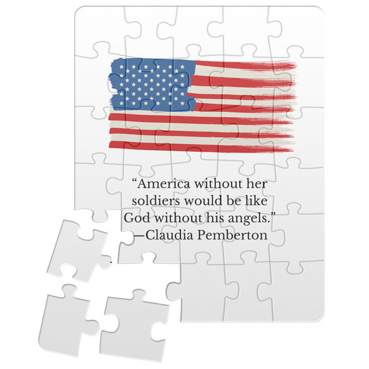 American flag puzzle