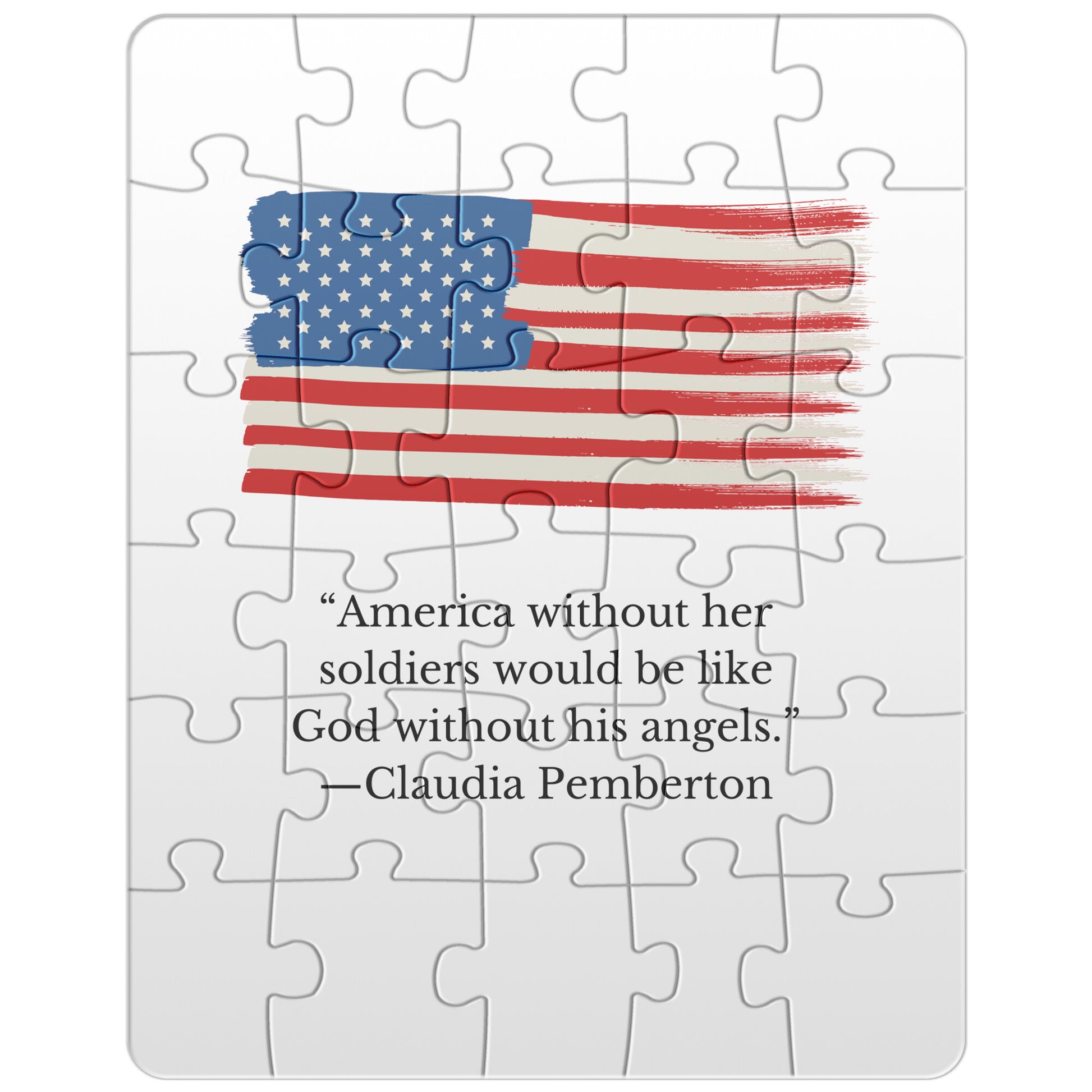 american flag puzzle