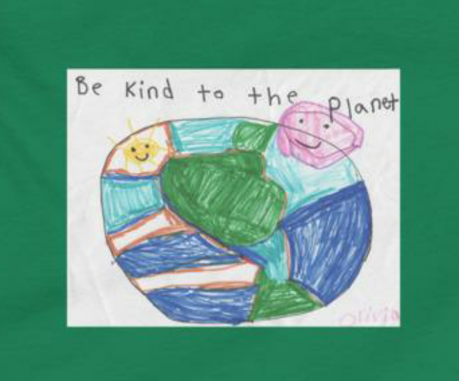 Be Kind to the Planet Tee - On the Go with Princess O