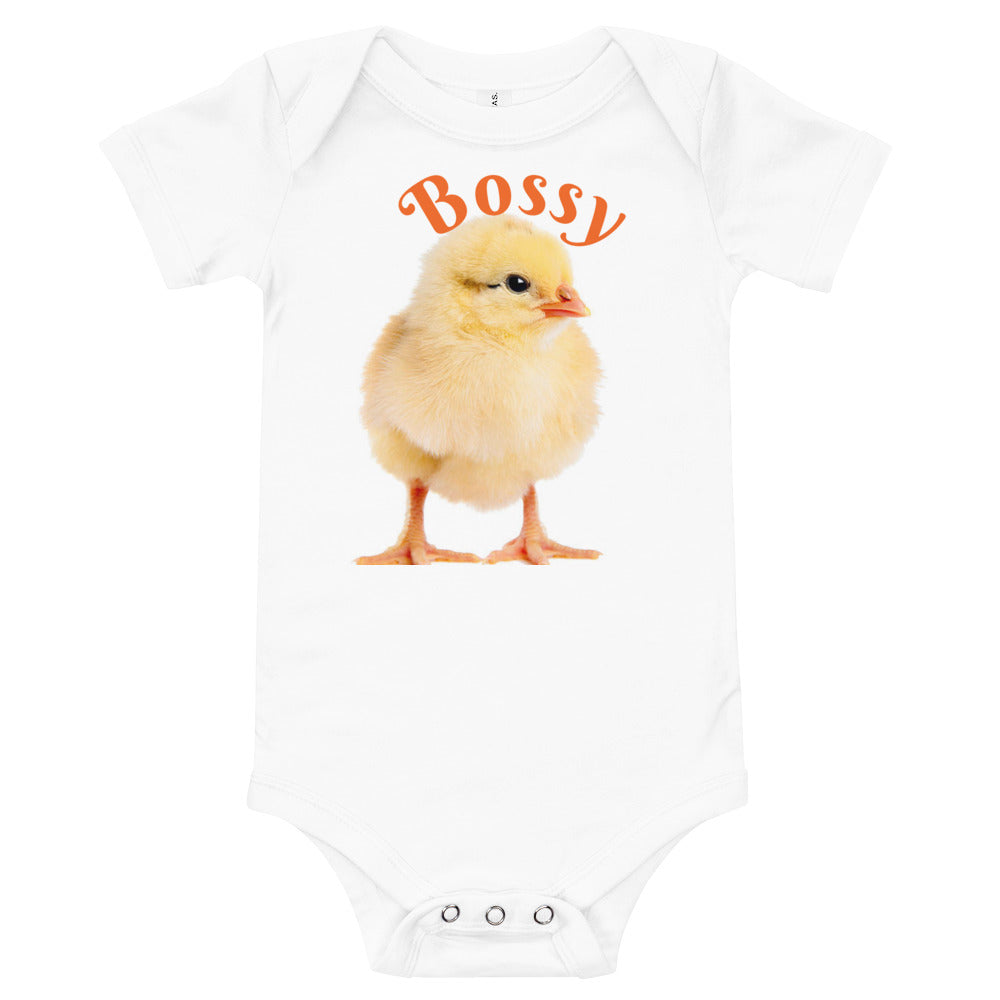 Bossy Chick Cotton Onesie - On the Go with Princess O