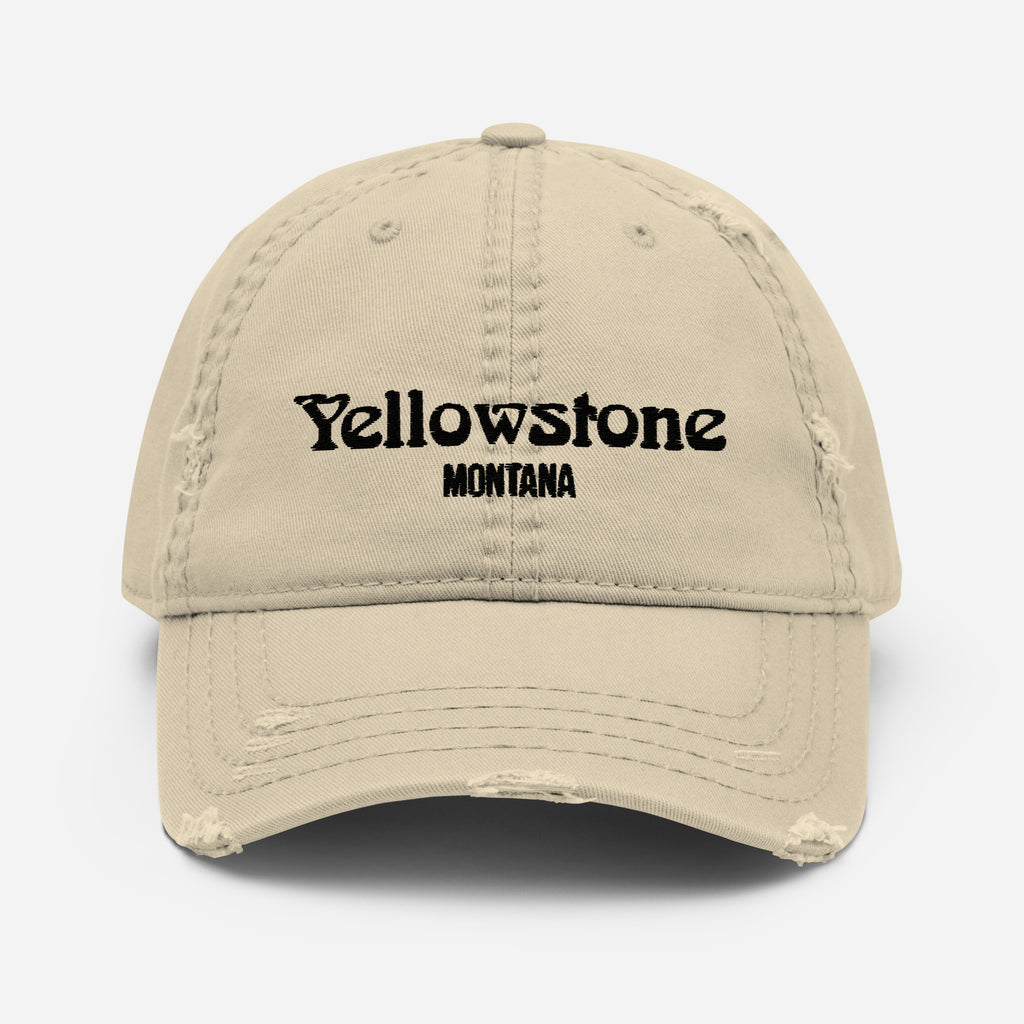 Yellowstone Distressed Embroidered Hat