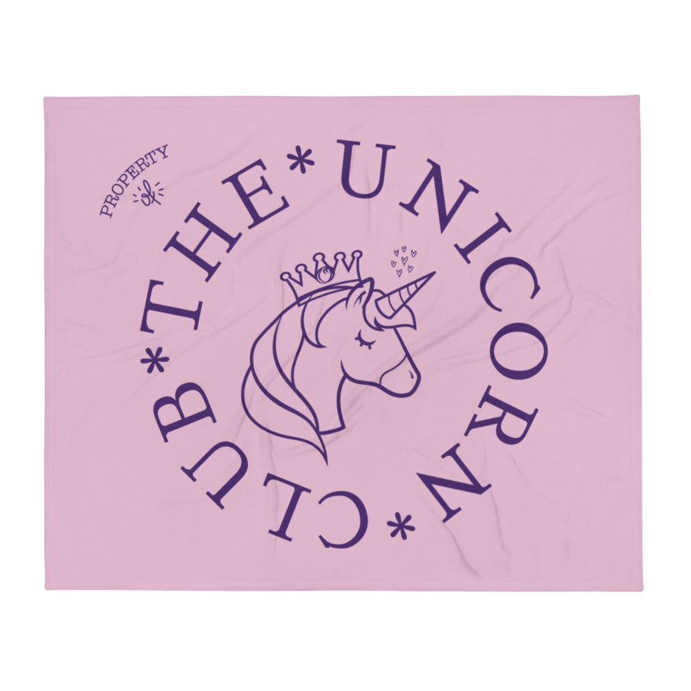 Unicorn Club Soft Beach Blanket 50"x60" - On the Go with Princess O