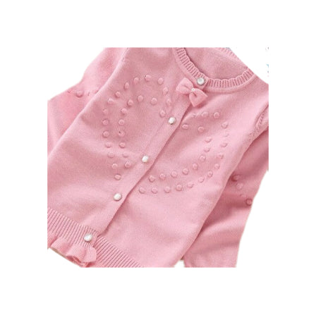 Pink Knit Cardigan Sweater - On the Go with Princess O