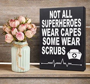 Nurses Appreciation Wooden Sign 6x8in - On the Go with Princess O