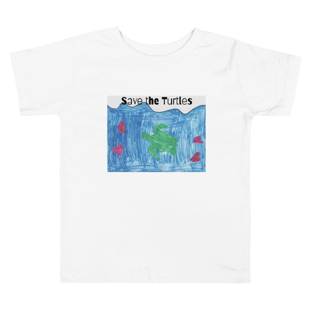 Save the Turtles Toddlers Cotton Tee - On the Go with Princess O