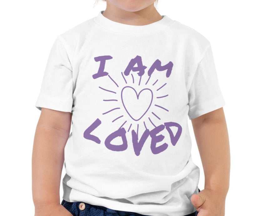 I AM Loved Toddler Shirt - On the Go with Princess O