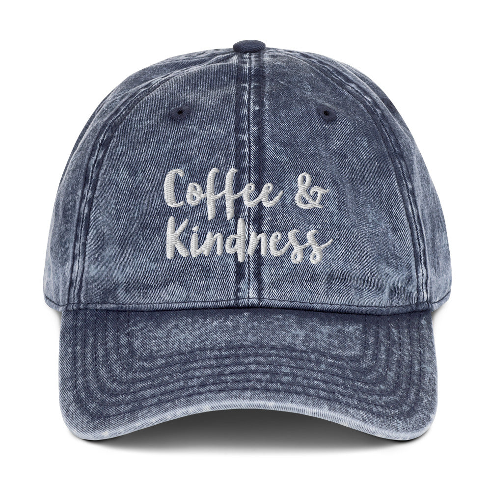 Coffee & Kindness Vintage Hat