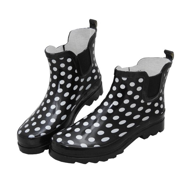 Wellies Polka Dot Rain Boots - On the Go with Princess O