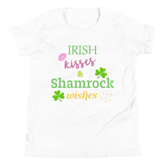 Girls Irish Kisses & Shamrock Wishes Cotton Tee - On the Go with Princess O